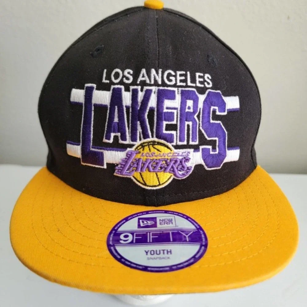 Los Angeles‎ Lakers HWC New Era 9Fifty Snapback Hat Youth Black Yellow